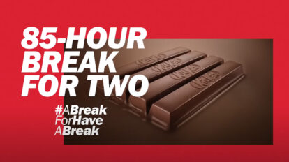 Novo slogan Kit Kat campanha 85 anos